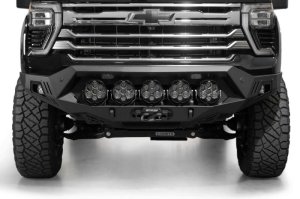 Chevrolet Silverado 3500 Front Bumper - Addictive Desert Designs - Bomber HD - Hammer Black - `24-`27 Chevrolet Silverado 3500 Front Bumper - Addictive Desert Designs - Bomber HD - Hammer Black - `24-`27